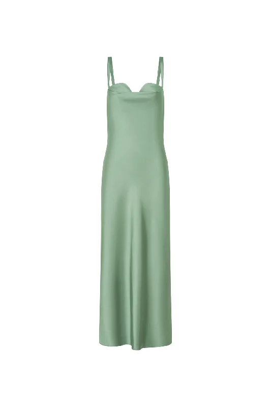 Aire Slip Dress - Light Eucalyptus