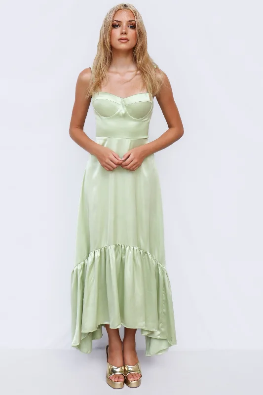 Charming Maxi Dress - Pistachio