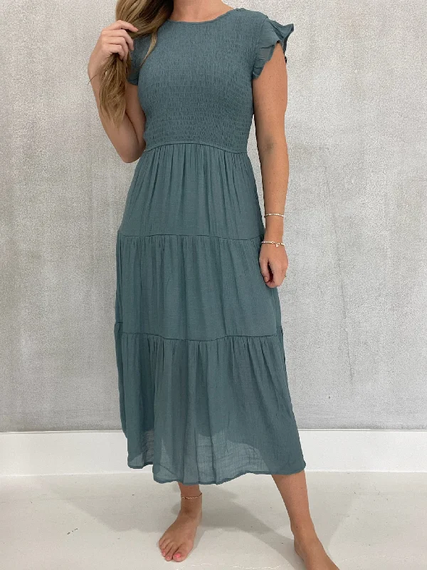 High Road Dress - Teal