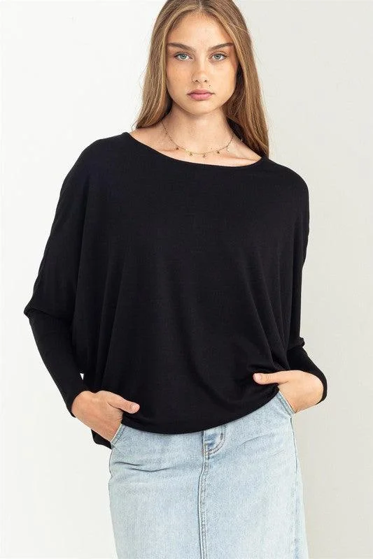 HIT THE ROAD BATWING LONG SLEEVE TOP FINAL SALE