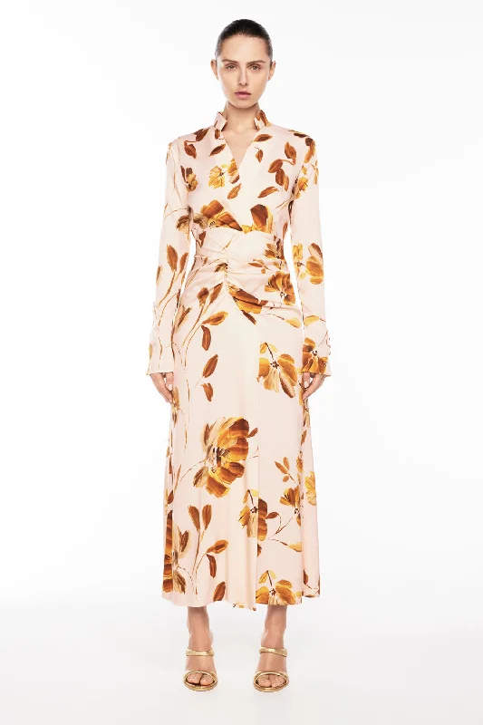 Marigold Floral L/S Dress