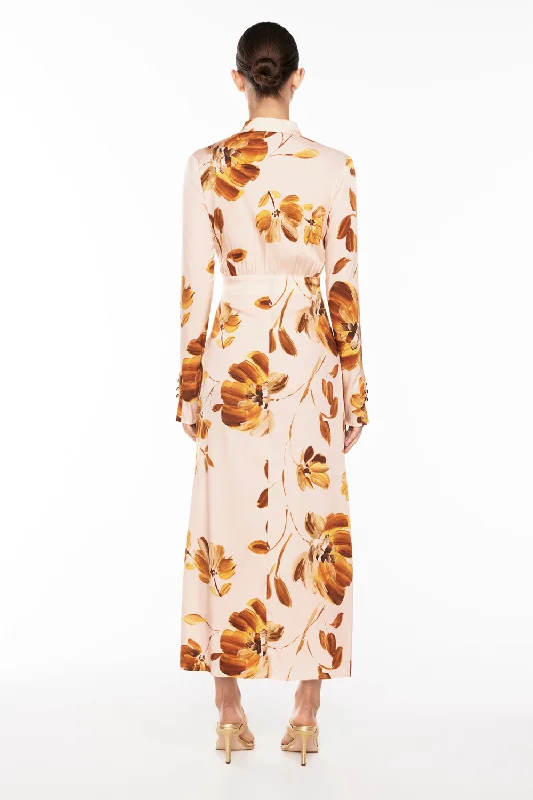 Marigold Floral L/S Dress