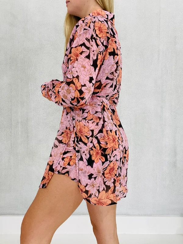 The Brew Romper Dress - Floral