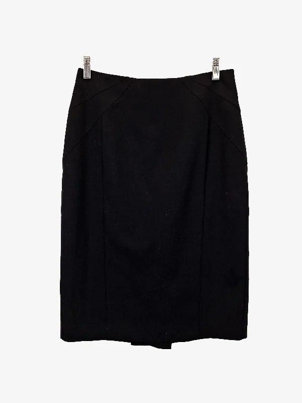 Cue Staple Tailored Pencil Midi Skirt Size 10