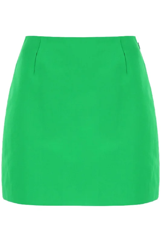 Mvp wardrobe 'perry' satin mini skirt MVPI2GO064 0RA0068 GREEN