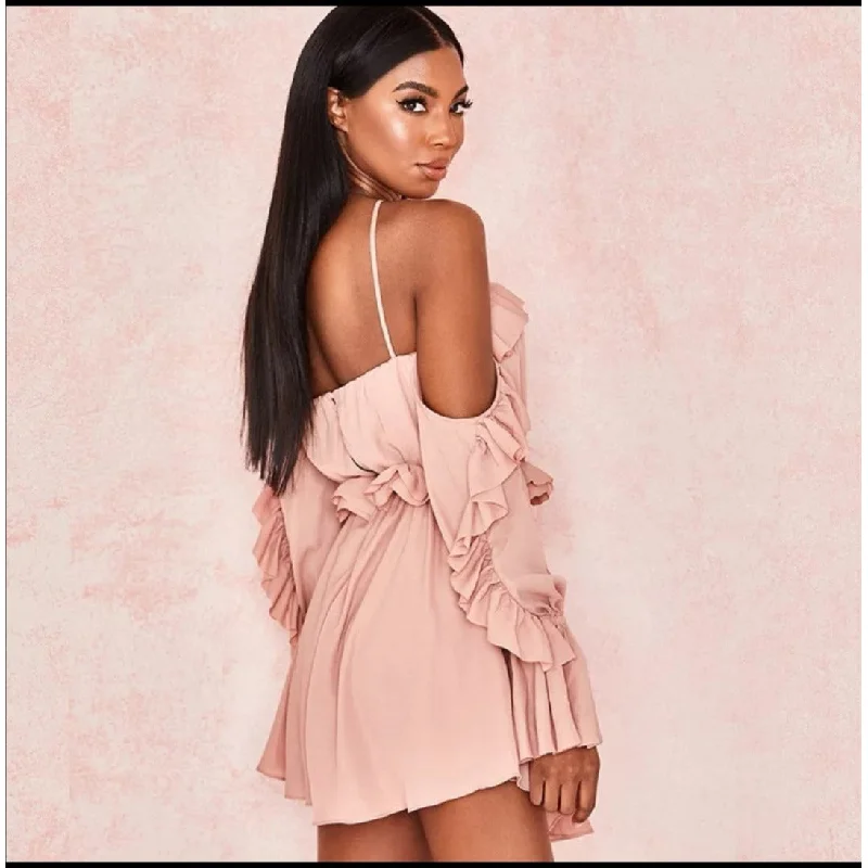 Ruffles Sexy Off the Shoulder Dress