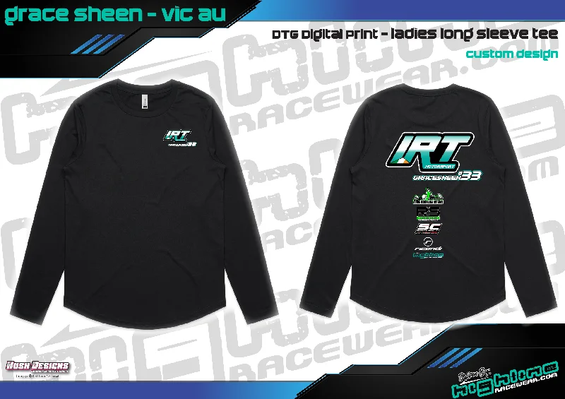 Kids/Mens Long Sleeve Tee - IRT Motorsport