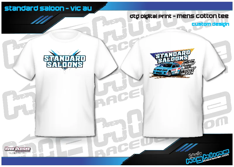 Blue Banner Tee - Standard Saloons