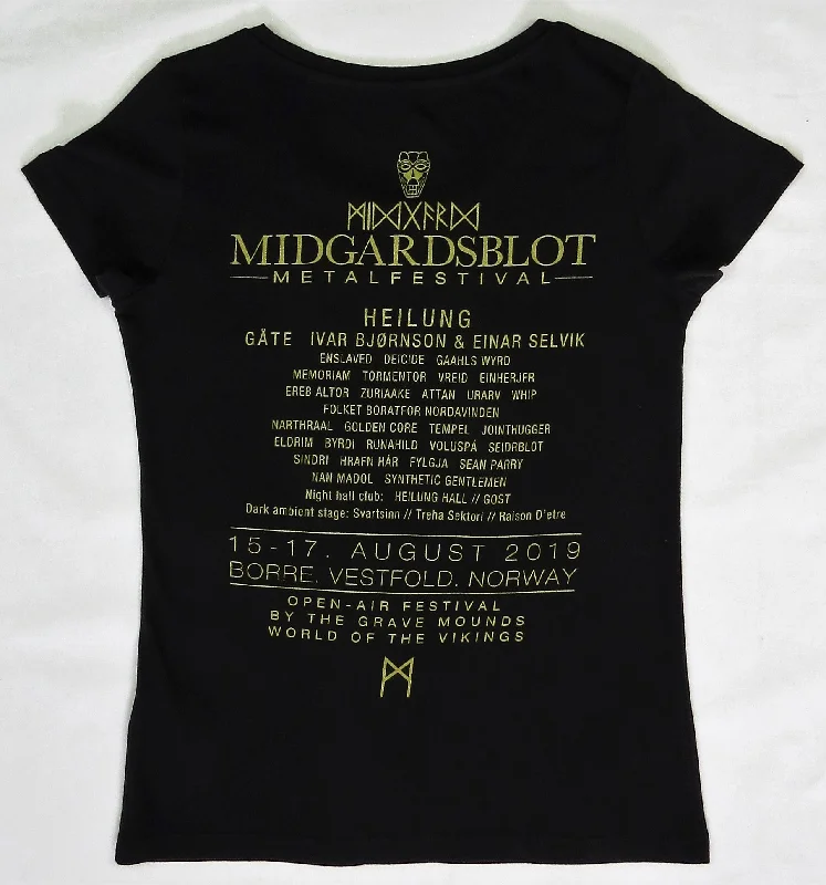 2019 FESTIVAL T-SHIRT (BLACK - GIRLIE)