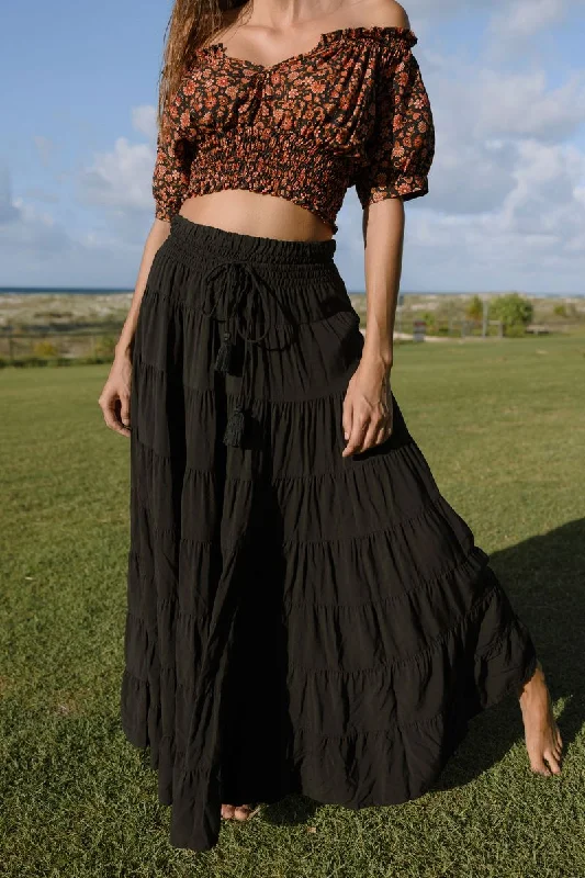 Ava Crop Top - Desert Bloom