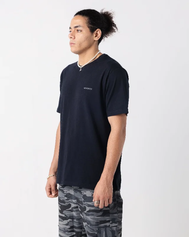 Basic Regular Black Novencci Reflective t-shirt.