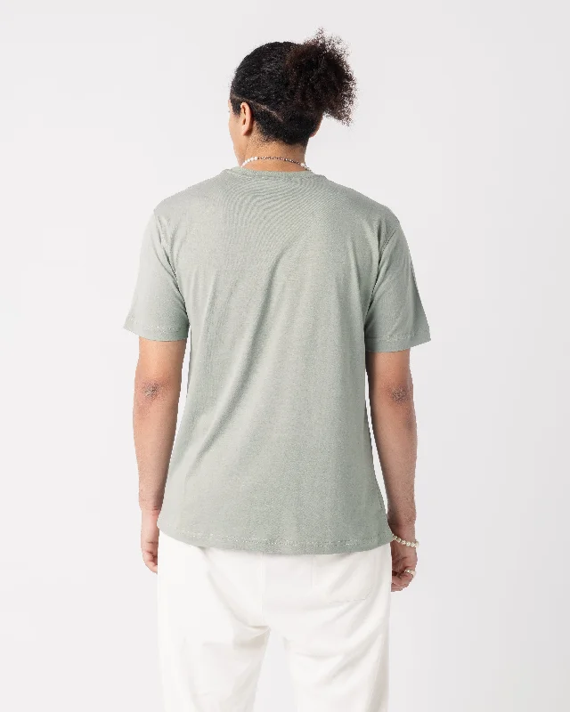 Basic Regular Mint-Green Novencci Reflective t-shirt.