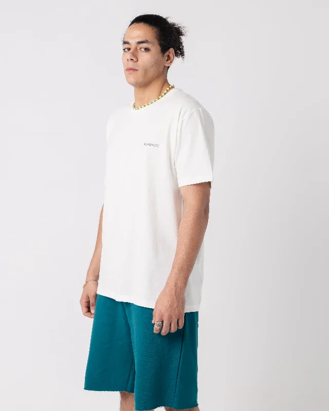 Basic Regular White Novencci Reflective t-shirt.