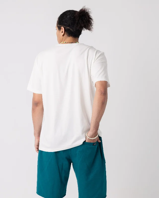 Basic Regular White Novencci Reflective t-shirt.