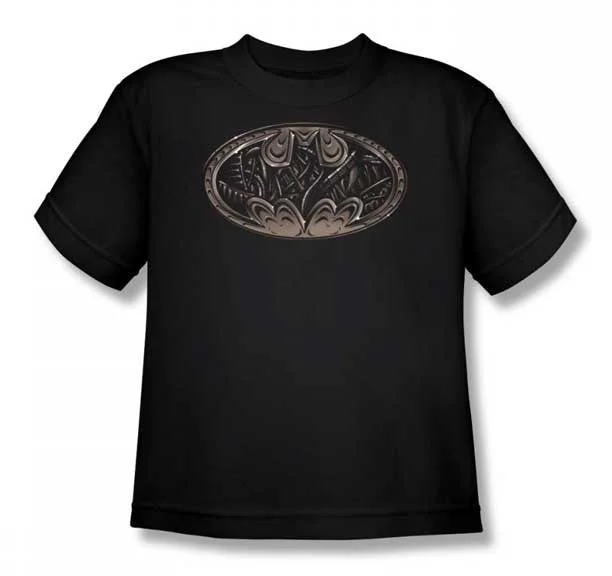 Batman Bio Mech Logo Youth T Shirt