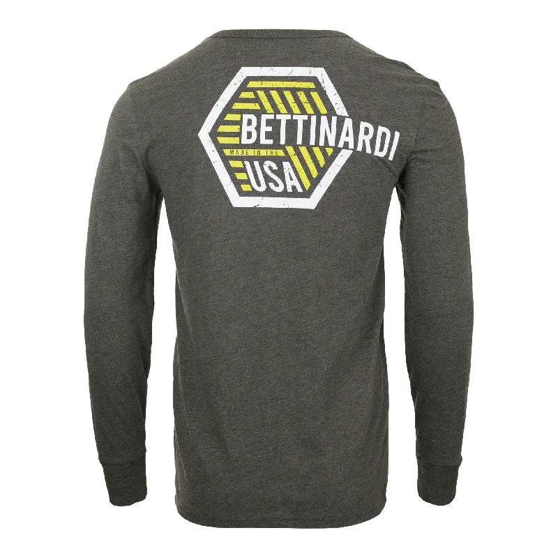 Bettinardi Ladder Hexes Forest Green Long Sleeve Tee