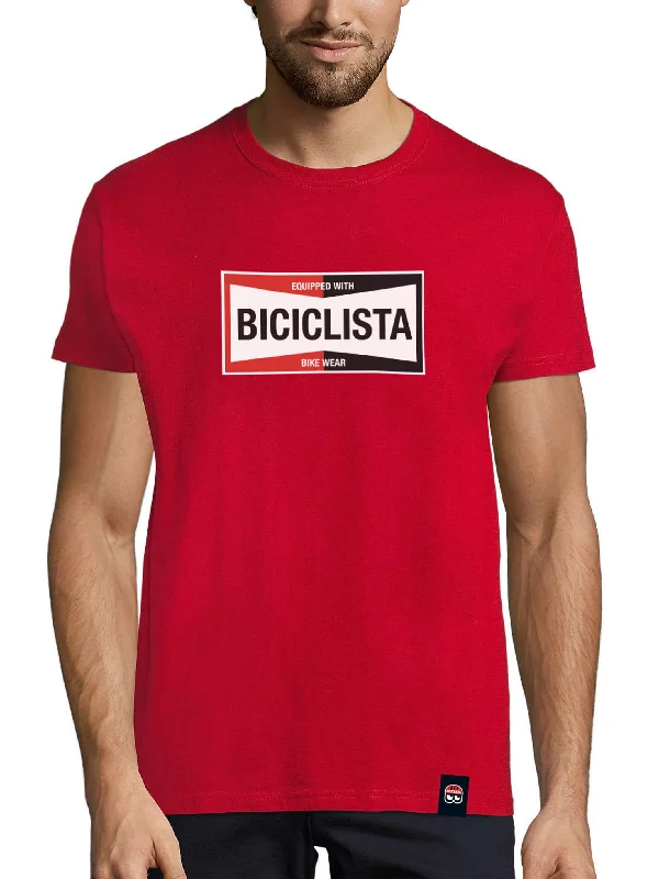 Biciclista Logo Equipped -  Unisex T-shirt - Red