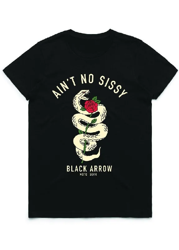 Black Arrow Ladies Ain't No Sissy T'Shirt