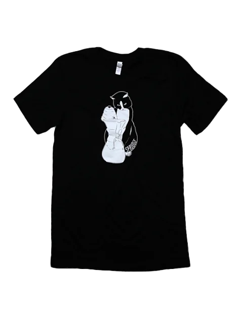 Black Chemex Cat Tee