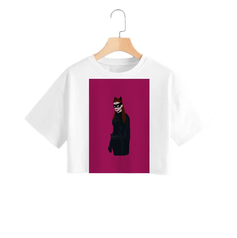 Catwoman Crop Top