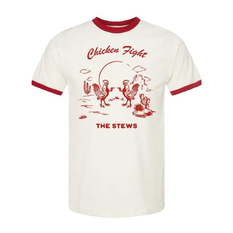 Chicken Fight Ringer Tee