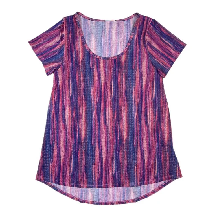 XXS / Mauve Blue Texture Print