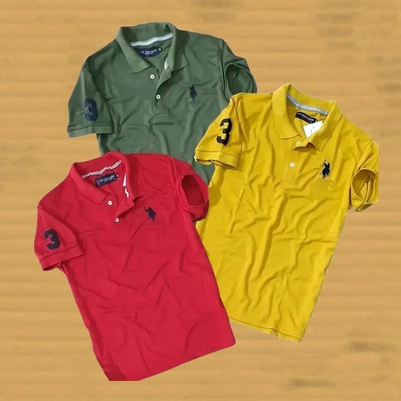 Combo of 3 Branded Polo T Shirts Rs. 799 Only