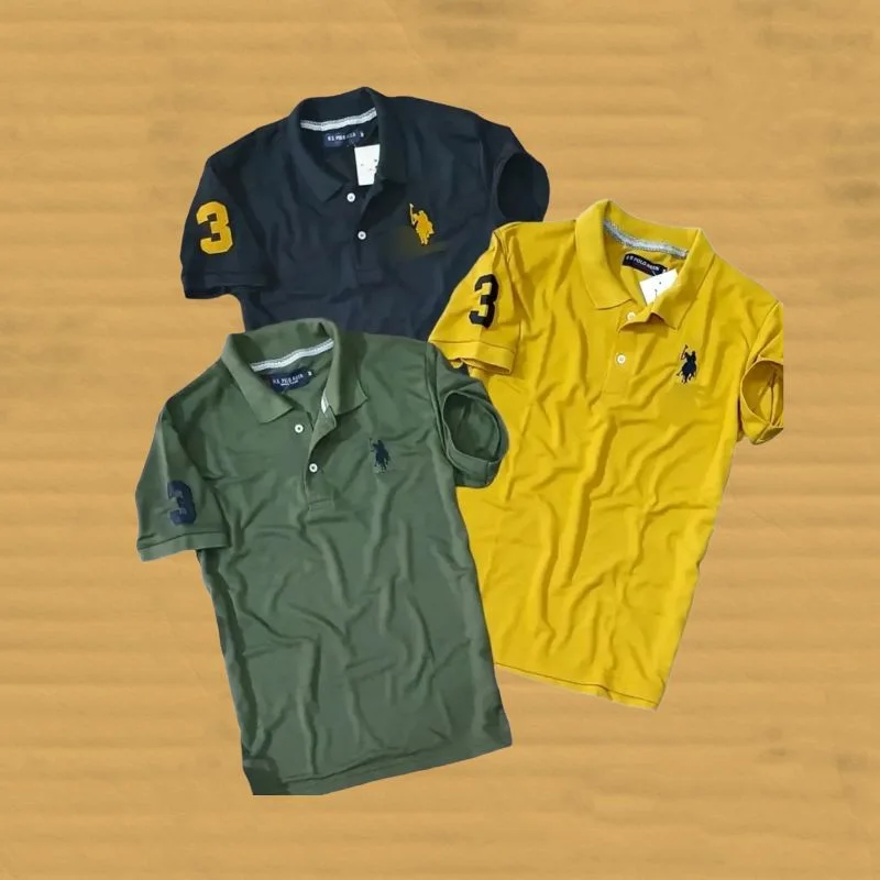 Combo of 3 Branded Polo T Shirts Rs. 799 Only