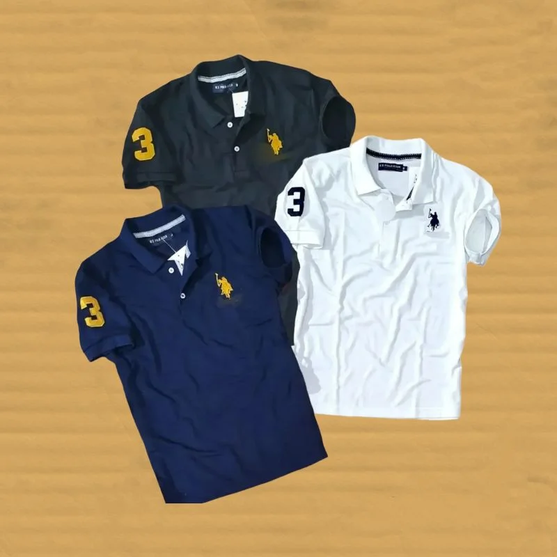 Combo of 3 Branded Polo T Shirts Rs. 799 Only