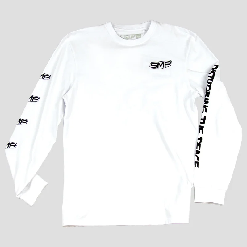 Disturbing The Peace L/S T-Shirt White