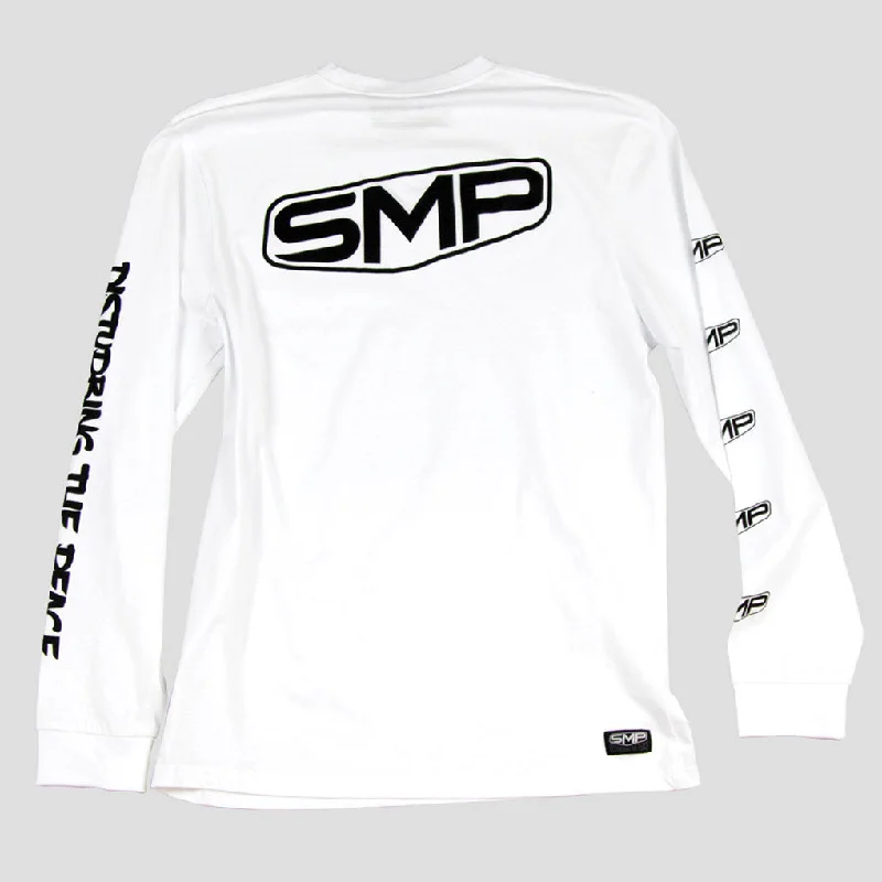 Disturbing The Peace L/S T-Shirt White