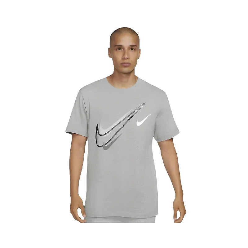 Nike Multi Swoosh Mens T-Shirt Grey