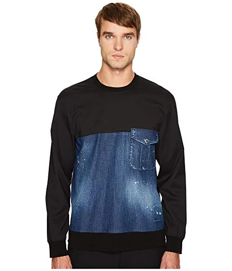 DSQUARED2 Stretch Denim Pullover Shirt