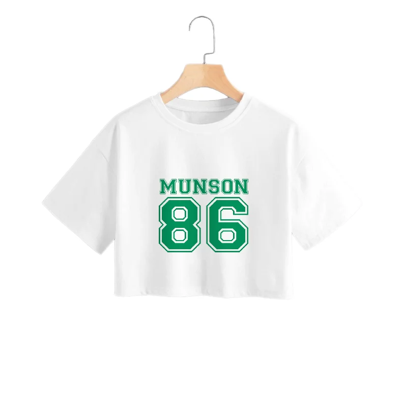 Eddie Munson 86 - Green Crop Top