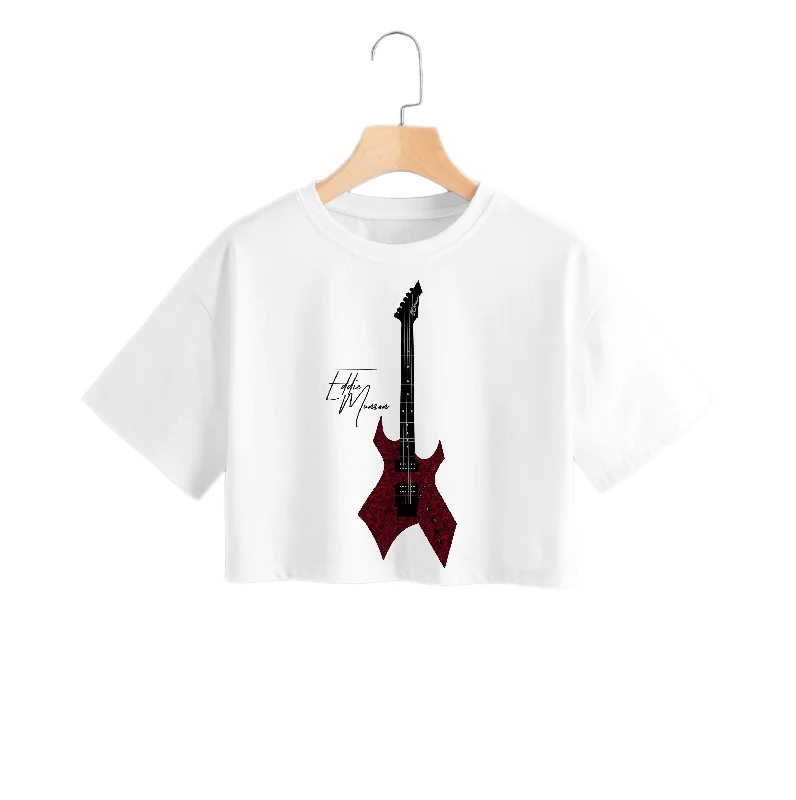 Eddie Munson Guitar Crop Top