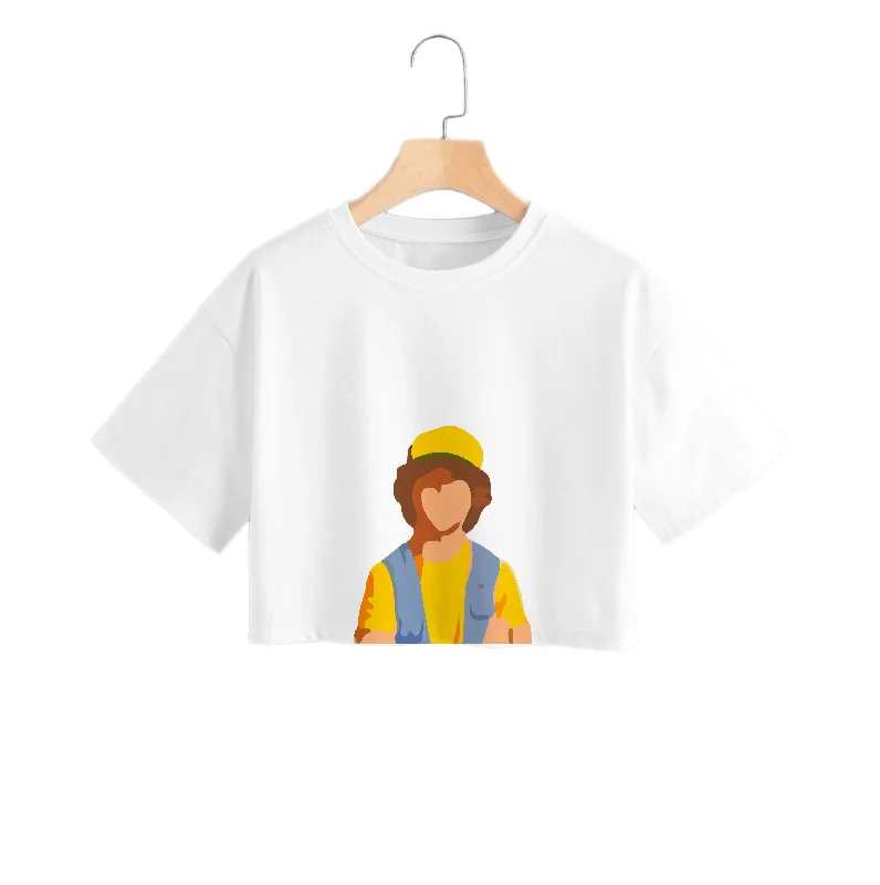 Faceless Dustin - Stranger Things Crop Top