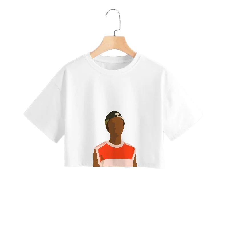 Faceless Lucas - Stranger Things Crop Top