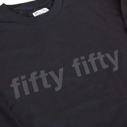 Fifty Fifty Trademark L/S T-Shirt Black/3M