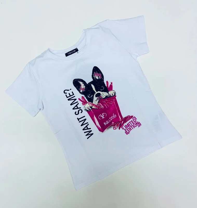 Fun & Fun Junior Girls White T shirt