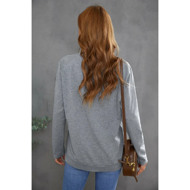 Gray Teacher Life Pullover