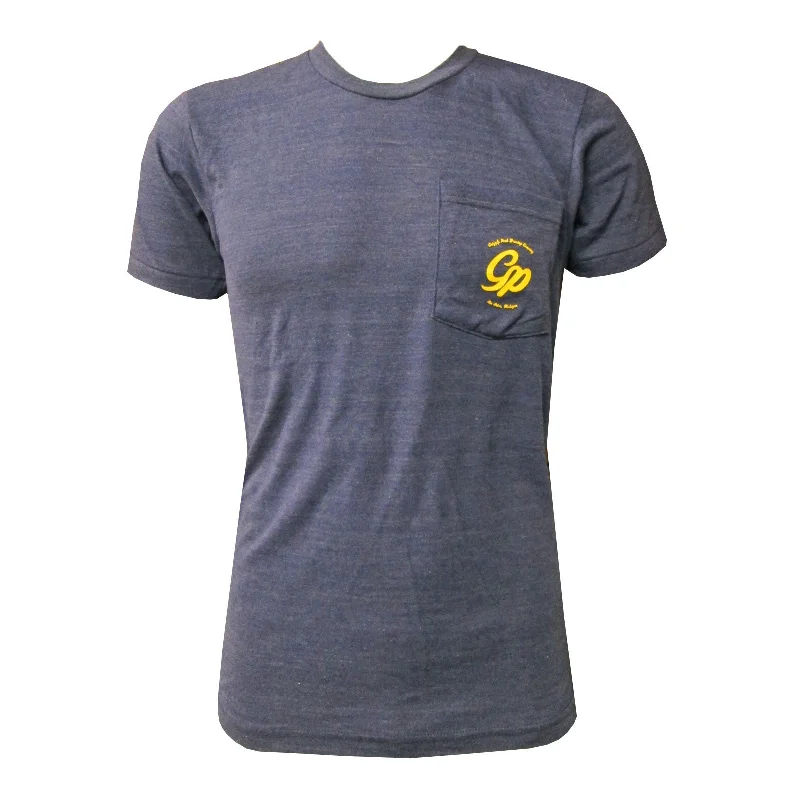 Grizzly Peak Tri-blend Pocket Tee - Tri Indigo