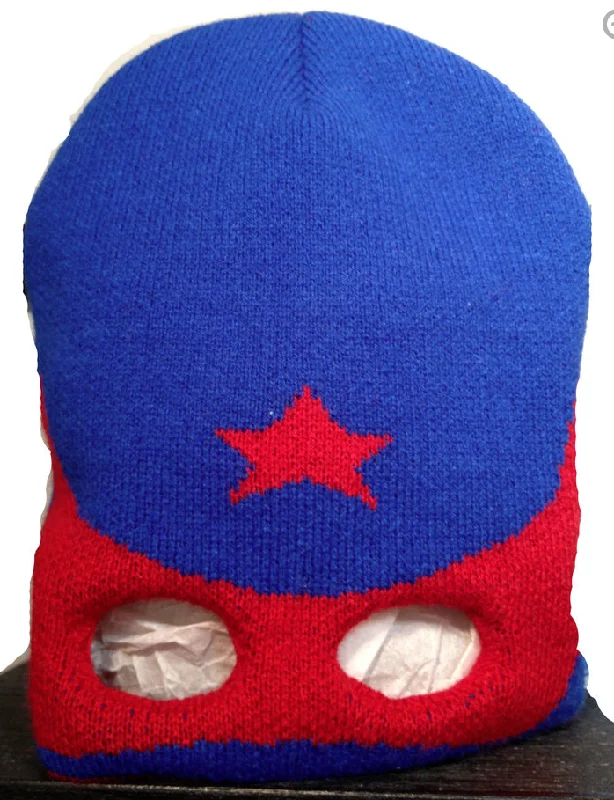 Hero Knit Beanie Hat in Blue