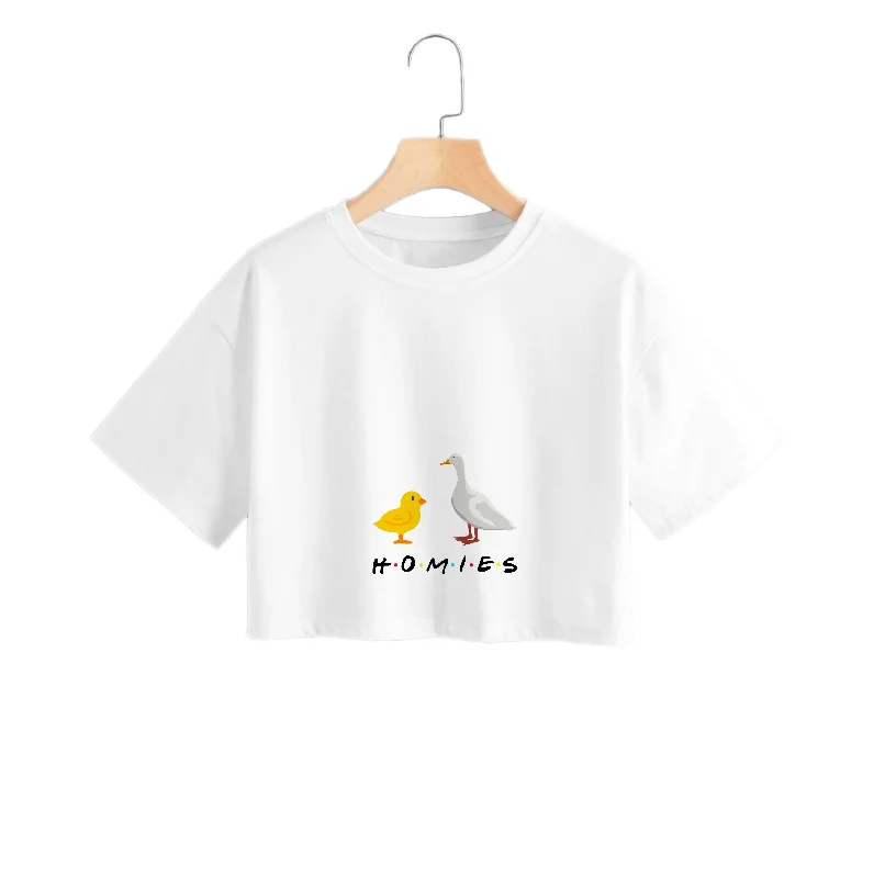 Homies Chick And Duck Crop Top