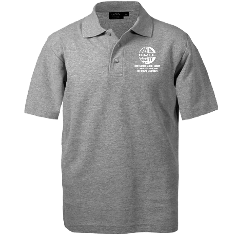 IFPTE Unisex Polo - Gray