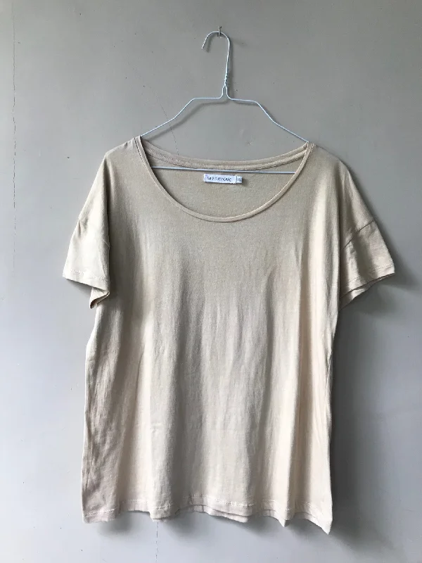 one size / sand hand dyed / 100%  cotton