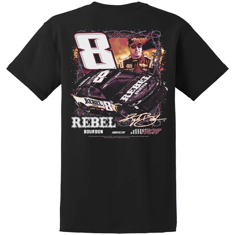 KYLE BUSCH REBEL BOURBON BLK TEE