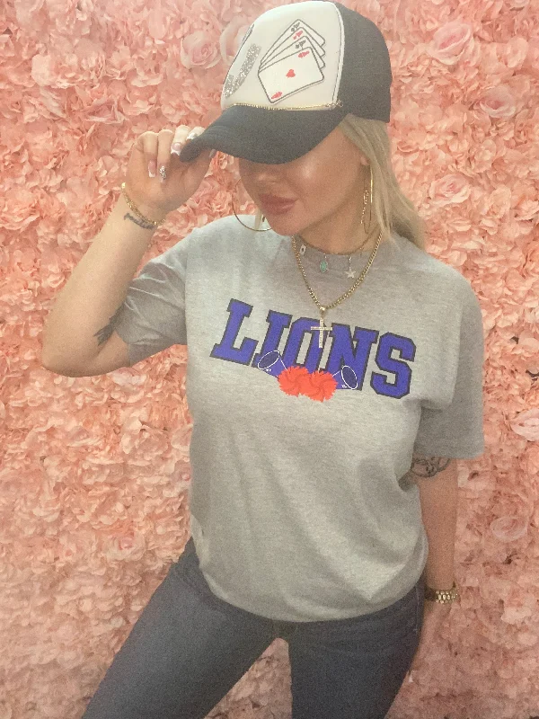 Lions Cheer Graphic Tee