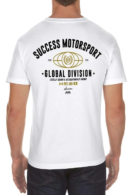 Motorsport - White Tee (Unisex)