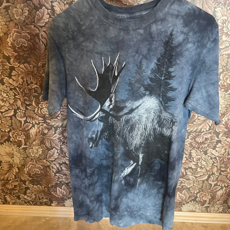 Mountain Moose Grey Graphic Tee