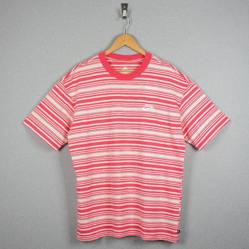 Nike SB Striped T-Shirt Guava Ice